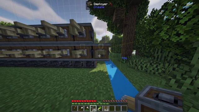 Minecraft Create Mod 0.3.2 Tutorial - Coal Powered Drill Ep 7