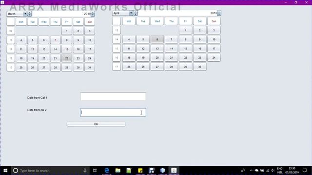 Date input by User using jCalendar:NetBeans Java Tutorial# |CodeX ARBX2019 смотреть онлайн