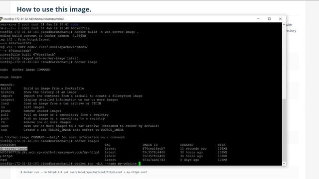 How to push the docker image in AWS ECR (Amazon Elastic Container Registry) repository. смотреть онлайн