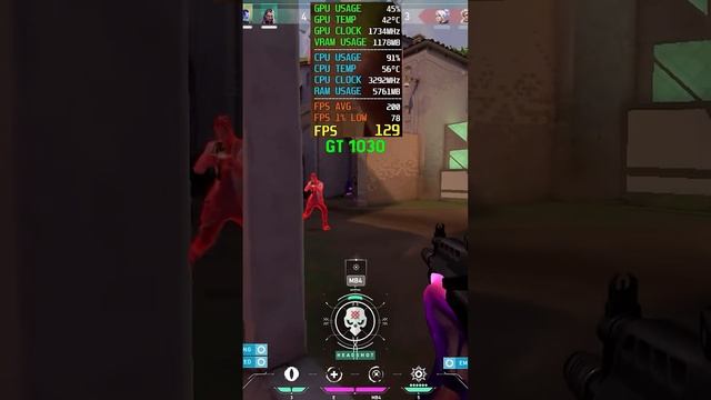 GT 1030 | Valorant Benchmark смотреть онлайн