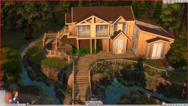 ? GRANITE FALLS RENTAL ? | No CC | The Sims 4 Speed Build смотреть онлайн