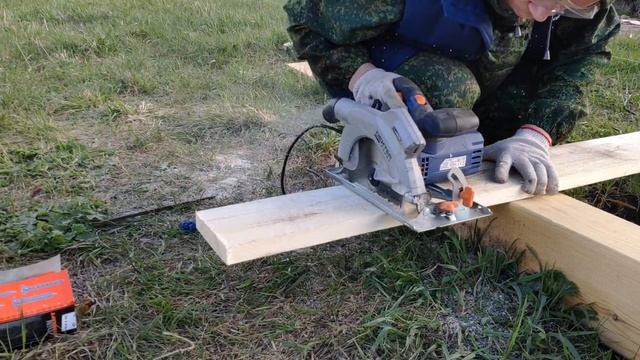 Фундамент 6х3 для теплой мастерской (Фундамент под сарай). Часть 1. смотреть онлайн