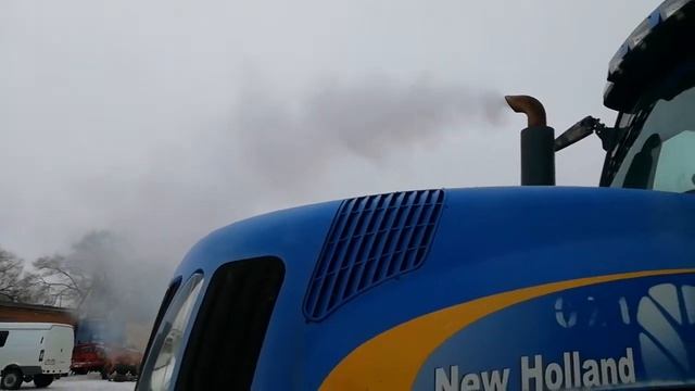 Newholland TG 285! Запуск при - 15.