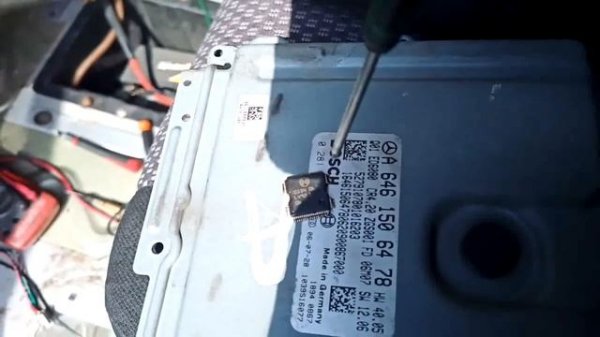 mercedes Sprinter не заводится . нет связи с ecu.