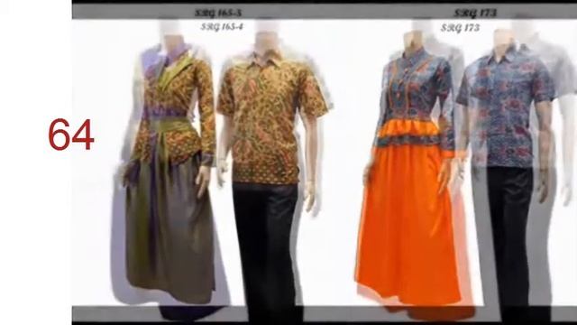Baju ABatikan Wanita Model Terbaru - Sarimbit Batik Keluarga Plus Anak