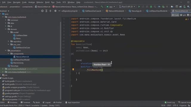 Tuto 100% Kotlin, design pattern MVVM, HILT, retrofit, coroutine, use case, navigation et compose. смотреть онлайн