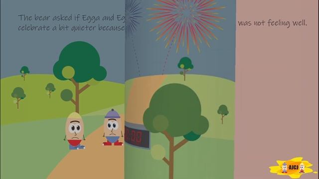 Egga and Eggy's Fireworks | New year | Egga and Eggy the Adventures | Short Stories For Kids | смотреть онлайн