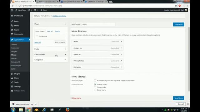 How To Add Social Media Icons To WordPress Menu смотреть онлайн
