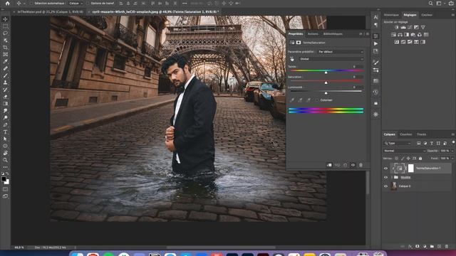 Tuto Photoshop : Incruster un personnage dans un décor comme s'il sortait de l'eau ! смотреть онлайн