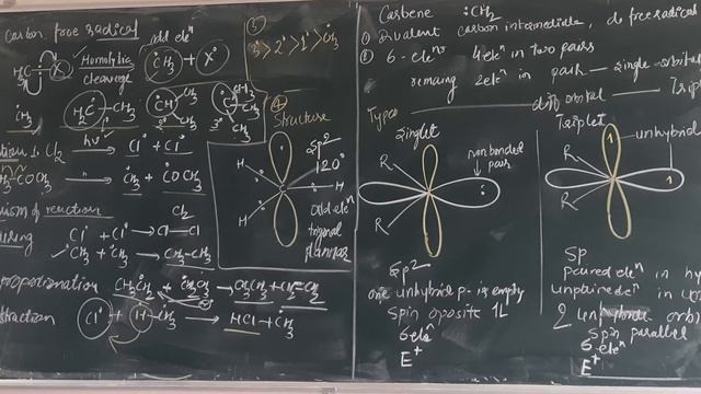 B Sc 1 Carbon free radical and carbene смотреть онлайн