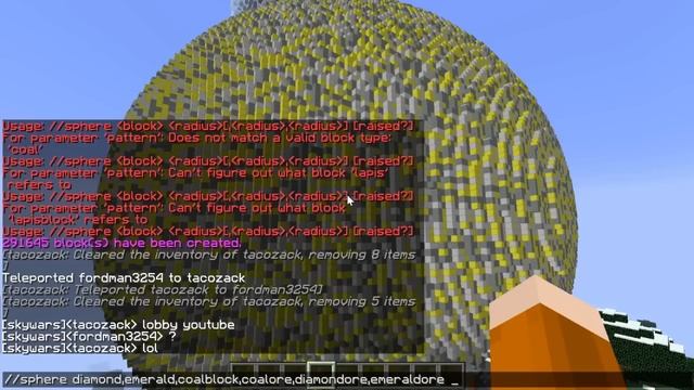 [OUTDATED VIDEO] Minecraft: Sphere Command Tutorial смотреть онлайн
