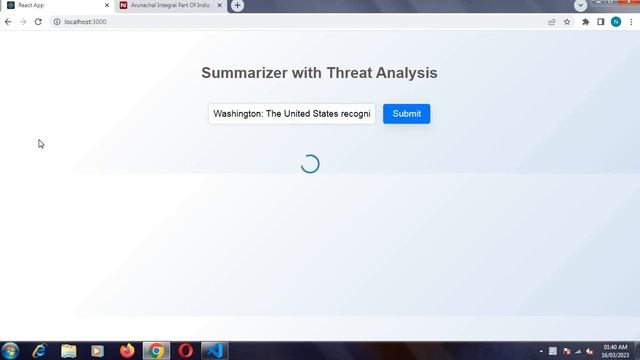 React-Flask-Project-Summarizer with Threat Analysis смотреть онлайн