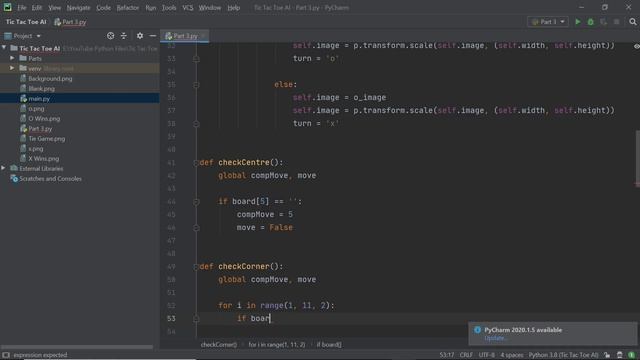 Tic Tac Toe AI! - Part 3 [2021] | Python Pygame Tutorial | Just Finished Coding! смотреть онлайн