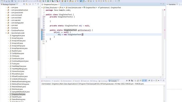 Singleton Pattern in Java | Singleton class in java | Java tutorials | Java for beginners смотреть онлайн