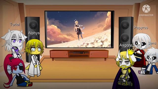 Undertale React to Genshin Impact смотреть онлайн