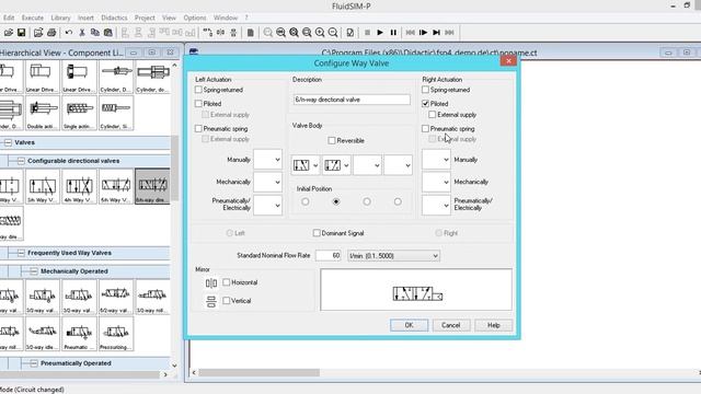 Моделирование пневмопривода. Уроки FluidSIM. Урок 3.Настройки элементов. смотреть онлайн