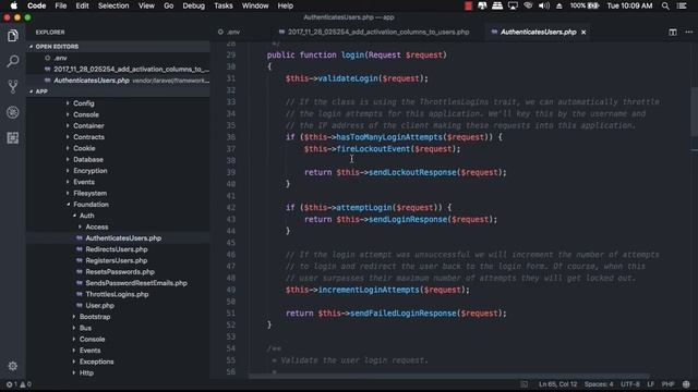 Laravel Email Verification - 03 Preventing Login for New User in Laravel 5.5 смотреть онлайн