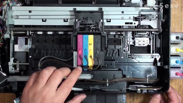 Установка СНПЧ на HP Deskjet Ink Advantage 6525 + и  -