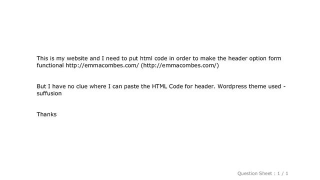HTML : How to put custom HTML code in header of wordpress websites смотреть онлайн