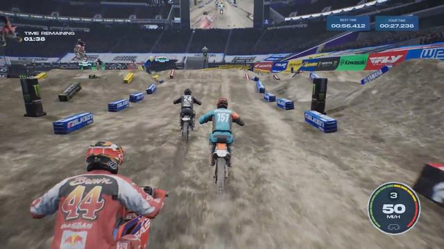 Monster Energy Supercross 6 - 250 East Career Episode 1 - I Got Brake Checked! смотреть онлайн
