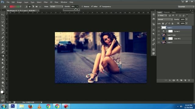Classic Vintage LookUp Color Effect Tutorial Photoshop CS6 смотреть онлайн