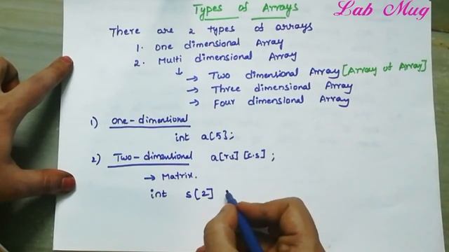 Types of arrays in C language смотреть онлайн