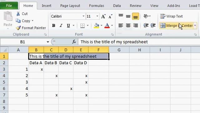 Merge Cells in Excel смотреть онлайн