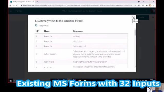 Word cloud Via MS Forms смотреть онлайн