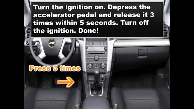 Chevrolet Captiva 2011- Service Light reset EASY and for FREE! смотреть онлайн