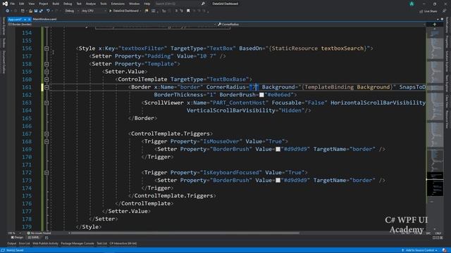 C# WPF UI | How to Design Flat Data Table Dashboard in WPF (Customize Datagrid) смотреть онлайн