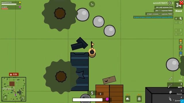 Игра Surviv.io - игры ио, игровой процесс (часть 1) смотреть онлайн