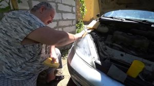 Полировка фар вручную пастой Г.О.И. / Дёшево и сердито