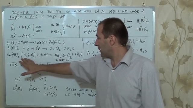 §2, 9 кл. Характеристика хим. эл-та по кисл-осн. свойствам смотреть онлайн