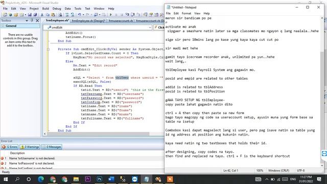 Insert, Update, Delete (CRUD) Tutorial in VB Net SQL Server смотреть онлайн