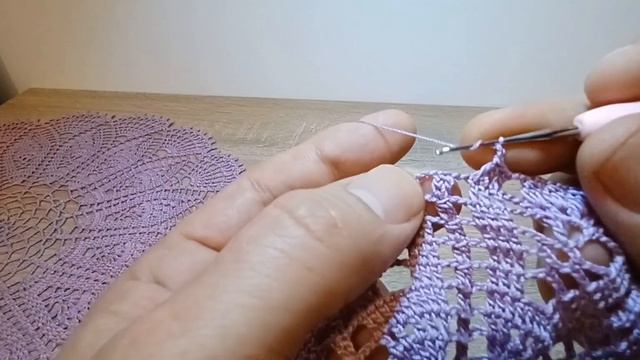 Салфетка крючком. Ажурная Салфетка. Вторая часть. Крючок. Крючок для начинающих смотреть онлайн