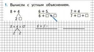 Страница 64 Задание 1 – Математика 1 класс (Моро) Часть 2