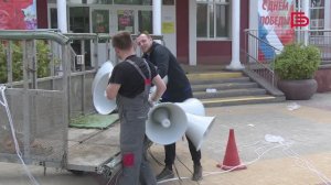 В Белгороде продолжают устанавливать системы оповещения
