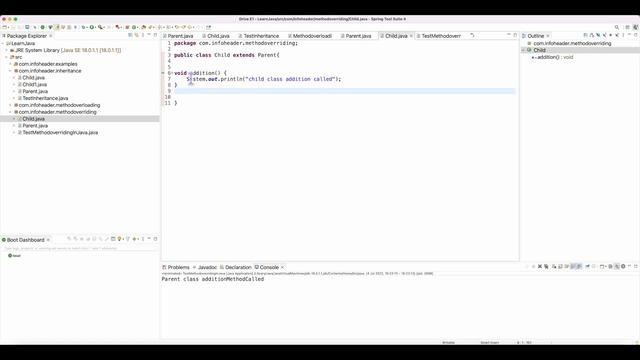 Method Overriding and Runtime Polymorphism with Example 2022 смотреть онлайн