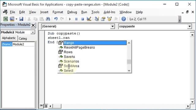 Copy paste data in Excel using VBA смотреть онлайн