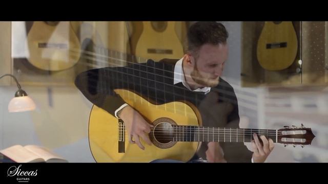 Pepe Fernández plays Soleá on a 2017 Pedro Muriel Flamenca Blanca смотреть онлайн