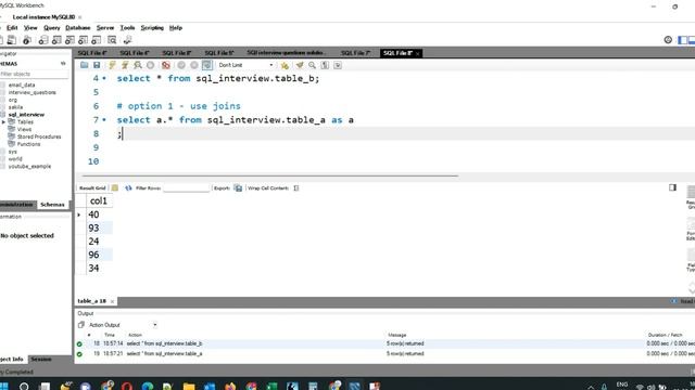 Write a SQL query to find records in Table A that are not in Table B without using NOT IN operator. смотреть онлайн