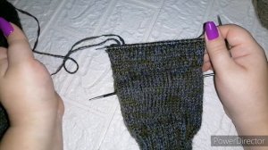 МК. Мужские носки спицами. Самый простой способ! Сколько петель набрать на разные размеры!