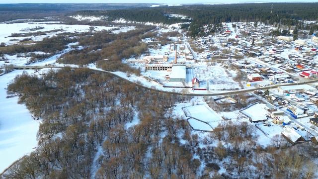 [4K] Зимняя Кадада с высоты птичьего полёта / Верхозим, Кузнецкий район (22.01.2023) смотреть онлайн