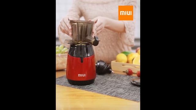 MIUI Cold Press Juicer Slow Extractor Assembly guide смотреть онлайн