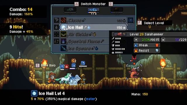 Monster Sanctuary Gameplay 16: Magma Chamber смотреть онлайн