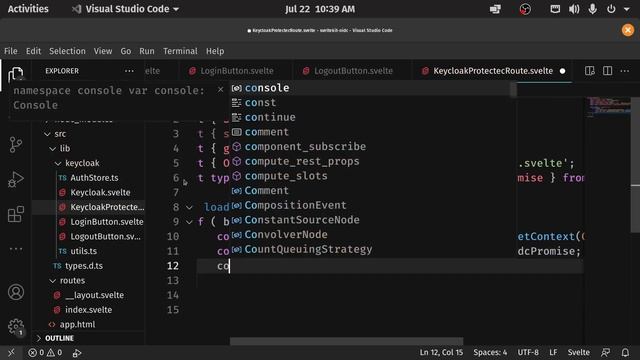 Sveltekit + OpenID Auth (Todo App) | Part 32 Keycloak Protected Route Component смотреть онлайн