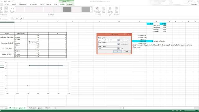 How to create a Forest Plot in Excel смотреть онлайн