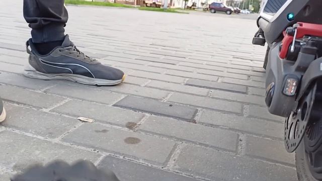 Ninebot Segway P100S встреча, отзыв, облёт, гонка на равне