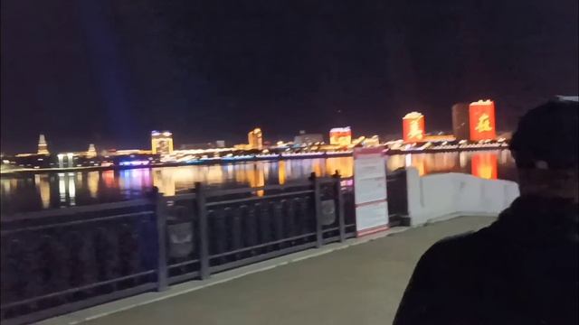 Прогулка по набережной Благовещенска. смотреть онлайн