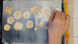 Как нарисовать ИНТЕРЬЕРНУЮ КАРТИНУ своими руками| ЦВЕТЫ акрилом |Простая техника рисования цветов.